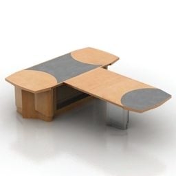 टेबल माशेरोनी लकड़ी का 3डी मॉडल
