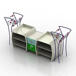 Вітринний стіл 3d модель