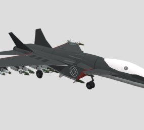 Modello 2d dell'aereo da battaglia Mk3