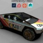 Tesla Cybertruck Racing Car
