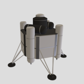 Vaisseau spatial Titan Lander modèle 3D