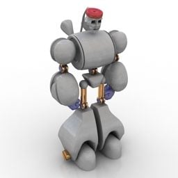 玩具机器人3d模型