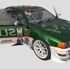 Toyota Chaser Racing Car 3d-modell