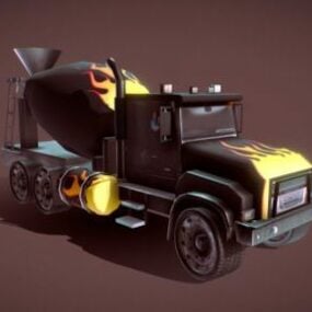 Sci-fi Gaming Truck 3d-modell