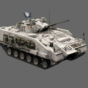 Modern Western Mbt Tank 3d model