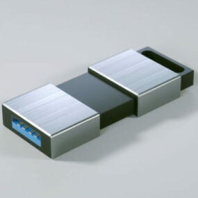 Unidad flash USB pequeña modelo 3d