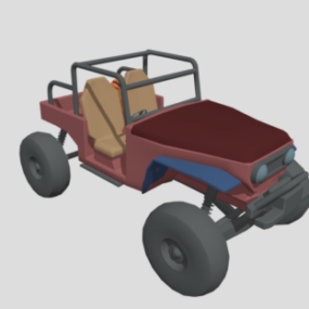 Off-road Cartoon Vehicle 3d model