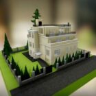 Witte luxe villa