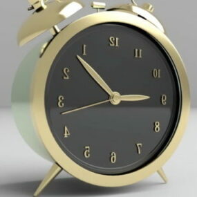 Moderne ur som analogt tema 3d-model