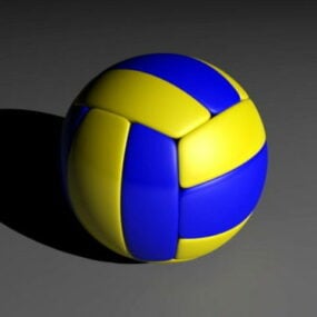 Modelo 3D de bola de voleibol moderna