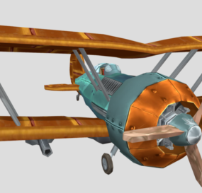 هواپیمای مسافربری بوئینگ B47 مدل سه بعدی