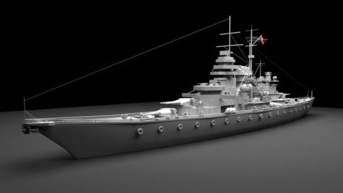 Ww2 Deutsches Bismarck-Schlachtschiff
