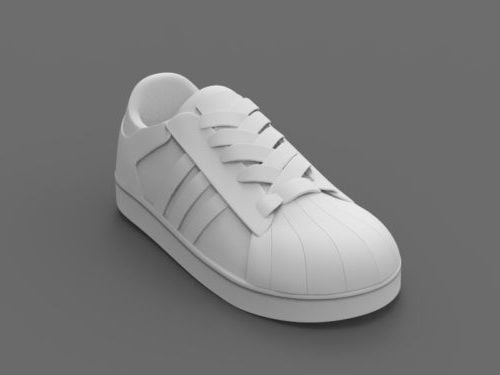 White Sneakers Shoe
