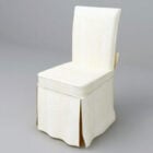 White Cloth Dining Chair