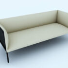 Valkoinen sohva moderni muotoilu