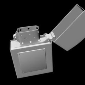 Compact Zippo Lighter 3d model