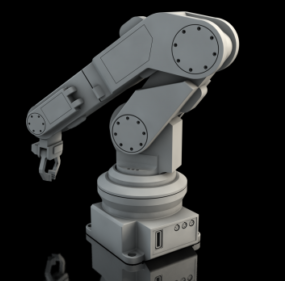 Conception de bras de robot d'usine modèle 3D