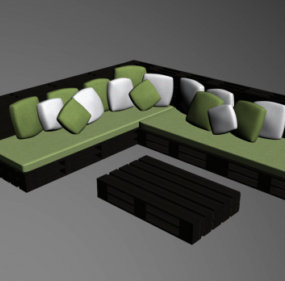 Sofa Corner Furniture 3d model