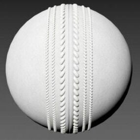 3D model kriketového míčku