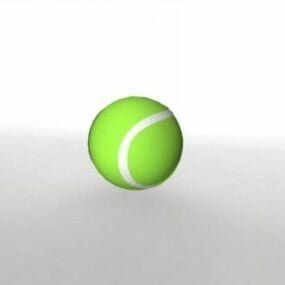 Tennisball Lowpoly 3d modell