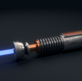 3D model zbraně světelný meč