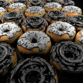 Food Donuts 3d model