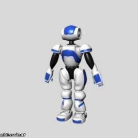 小型人形机器人3d模型