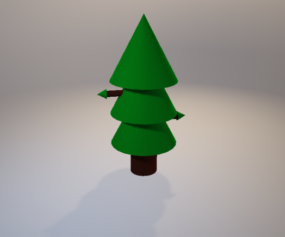 Lowpoly Christmastree 3d model