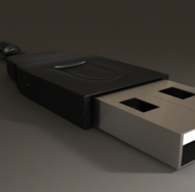 USB Kablo Başlığı 3d modeli