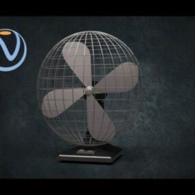 Ventilador de mesa circular Modelo 3D