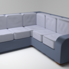 Sofa Sudut Belakang Tinggi V1