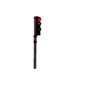 3D model sloupu semaforu