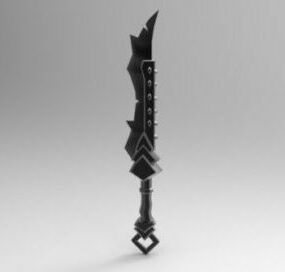 Gaming Sword Decorative 3d model