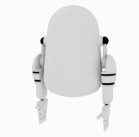 Robot With Arms 3d-modell