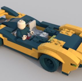 赛车乐高汽车3d模型