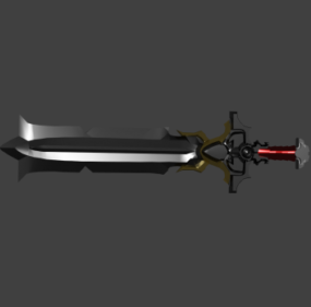 Fantasy Sword Decorative Weapon 3d model