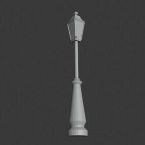Lowpoly Model 3D lampy ulicznej