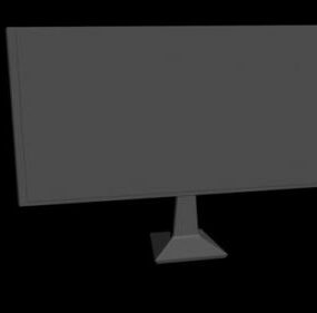 จอภาพ LCD Lowpoly รุ่น 3d
