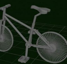 Bicycle Lowpoly Model 3d