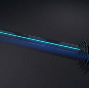 Blue Light Sword 3d model