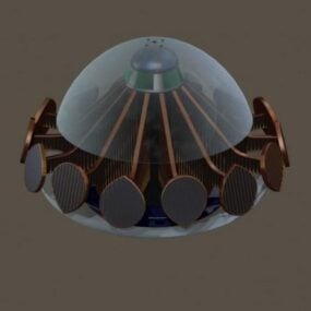 Model 3D kopuły UFO