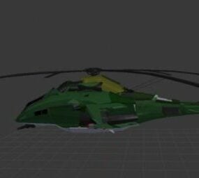 Armored Helicopter 3d model