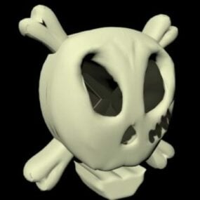 Squelette de dessin animé V1 modèle 3D