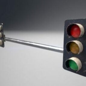 Traffic Light System 3d model