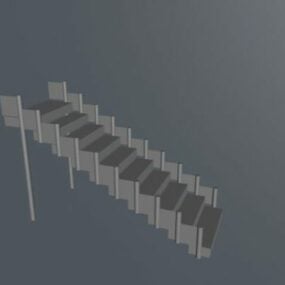 Iron Stairs V1 3d model