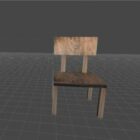 Vintage houten stoel