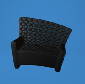 Stylized Couch Furniture 3d model