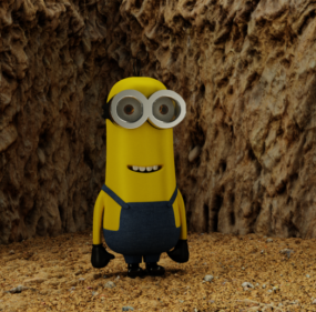 Movie Minion Character 3d model