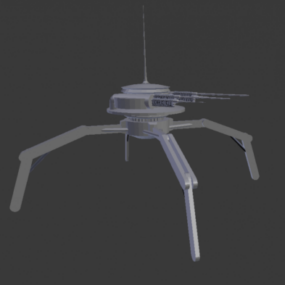 Robot edderkoppformet 3d-modell