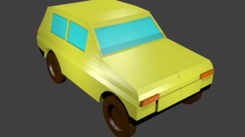 Game Car Lowpoly